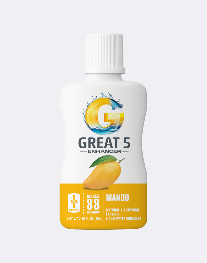 Great5 Mango Liquid Enhancer – Zero Sugar Zero Calories – 33 Servings